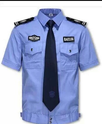 保安夏裝襯衣，短袖保安襯衣。