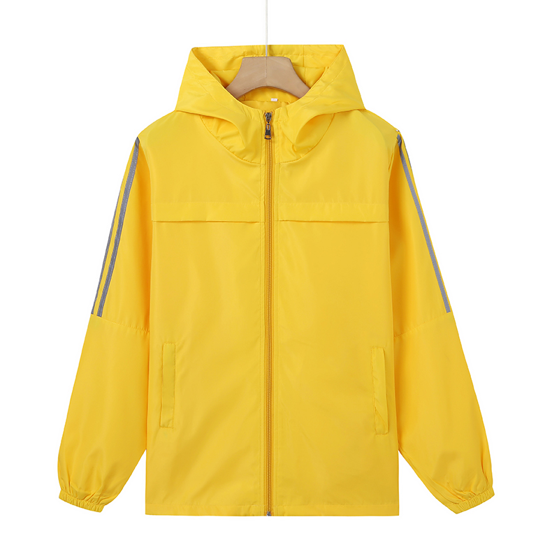 風(fēng)衣定制，250g75D記憶復(fù)合布運(yùn)動(dòng)反光風(fēng)衣wj1-952