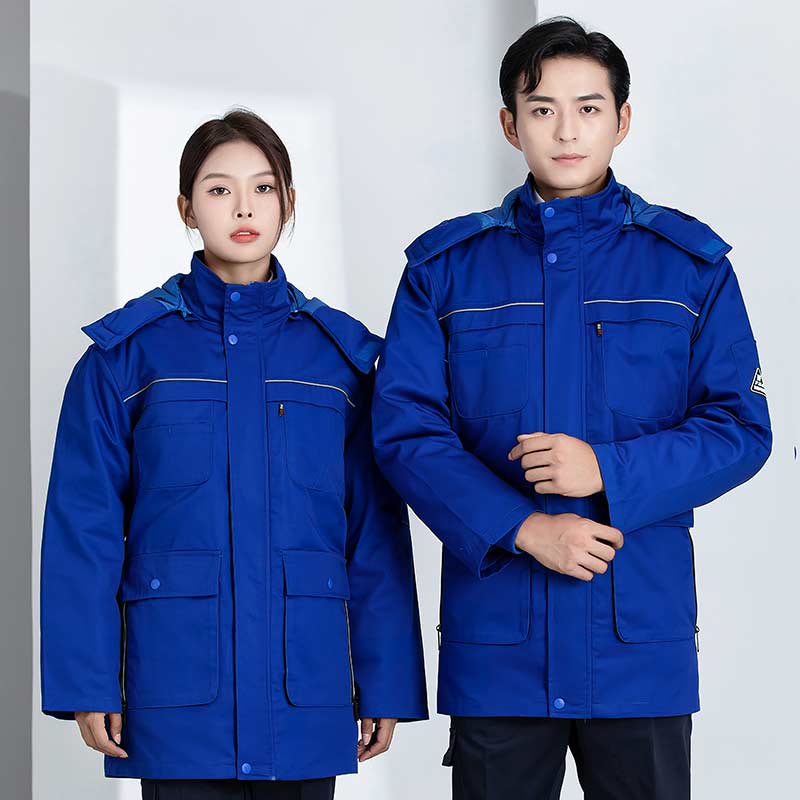 冬季防靜電工作服加厚棉服上衣