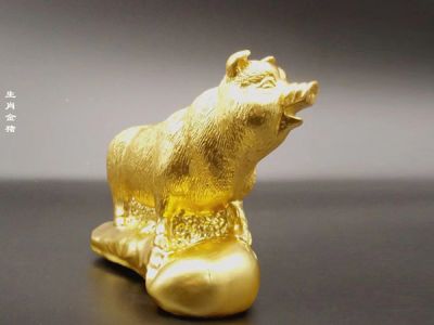生肖金豬貼金