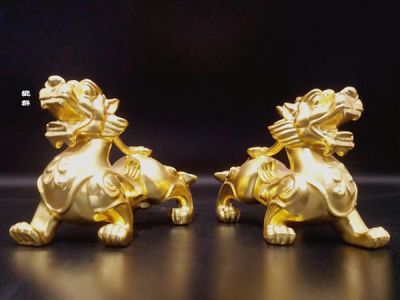 貔貅貼金