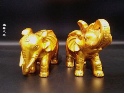 福祿雙象貼金