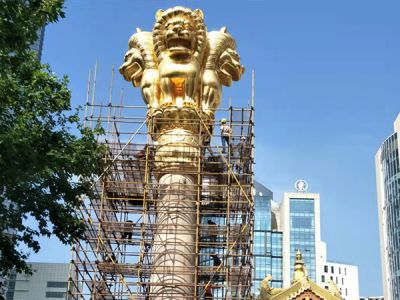 景觀(guān)雕塑貼金